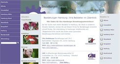 Desktop Screenshot of bestattungen-hamburg.com
