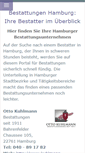 Mobile Screenshot of bestattungen-hamburg.com